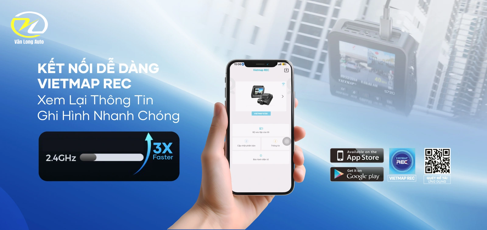 Ứng dụng VIETMAP REC và Wi-Fi 6